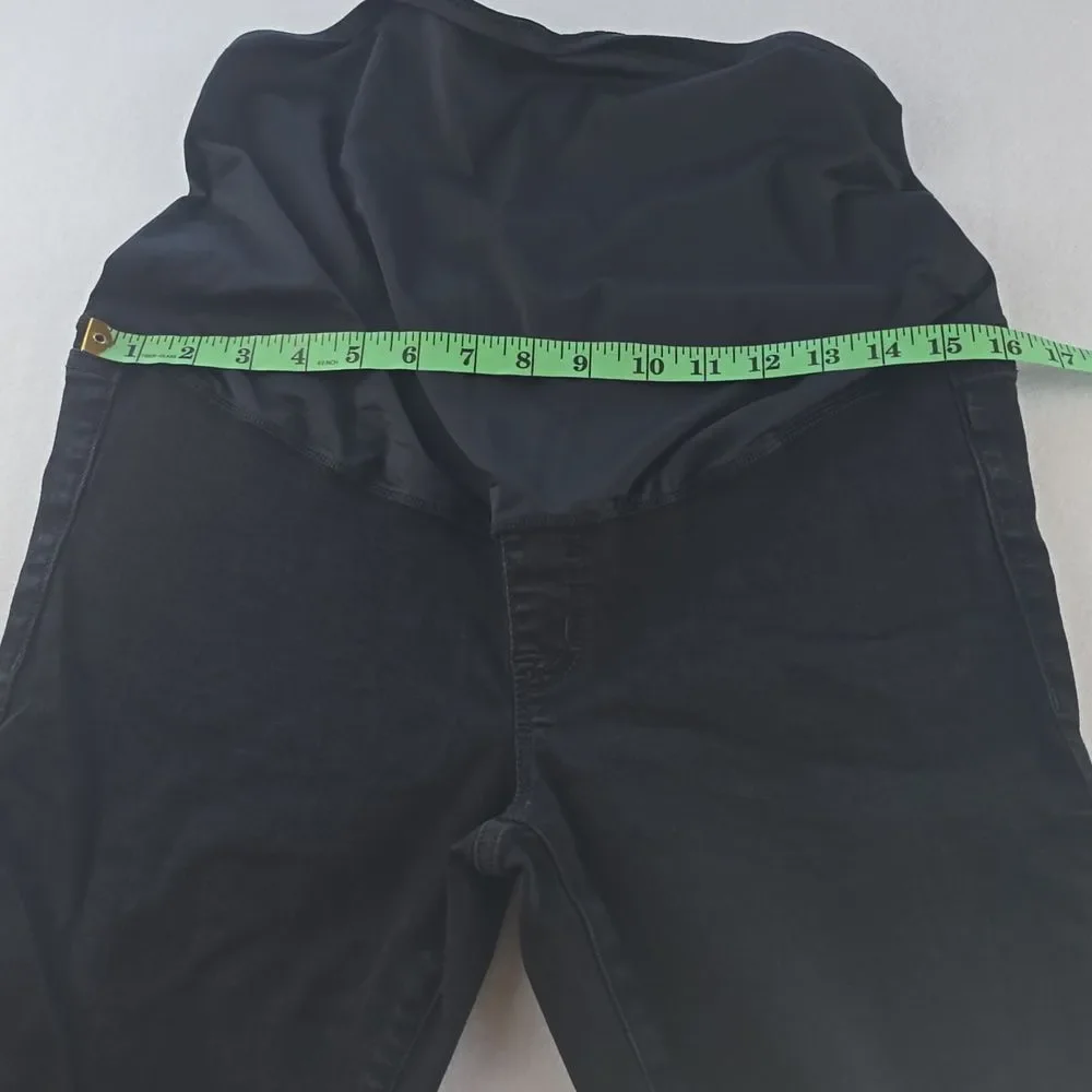 J. Crew Factory Black Maternity Skinny jean in signature stretch Women's Size 28